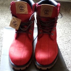 Timberland Men's Red Boots